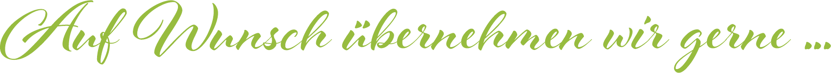 Auf Wunsch